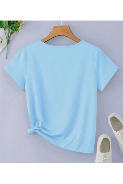 KOZİA OUTDOORS Pamuklu Oversize Basic V Yaka Unisex Tişört - Resim 4