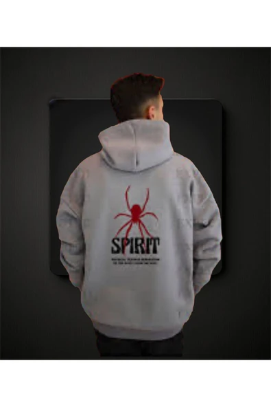 KOZİA OUTDOORS malkoçbey baskılı oversize unisex swetşhirt - Resim 3