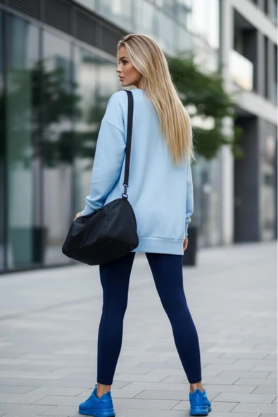 blackbonds Unisex renkli Baskılı Oversize Sweatshirt - Resim 10