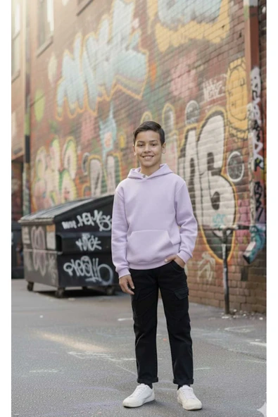 blackbonds çocuk kapşonlu sweatshirt ürün görseli