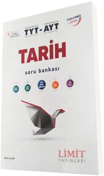 TYT AYT Tarih Soru Bankası Limit Yayınları ürün görseli 1
