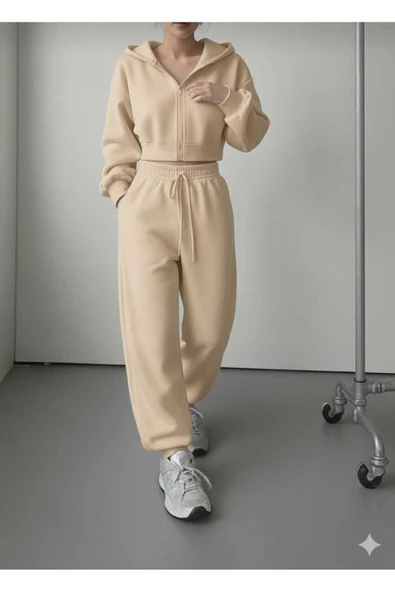 blackbonds 3iplik crop eşofman takımı - Resim 6