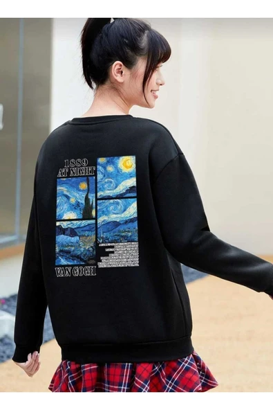 KOZİA OUTDOORS malkoçbey baskılı oversize unisex  swetşhirt - Resim 4