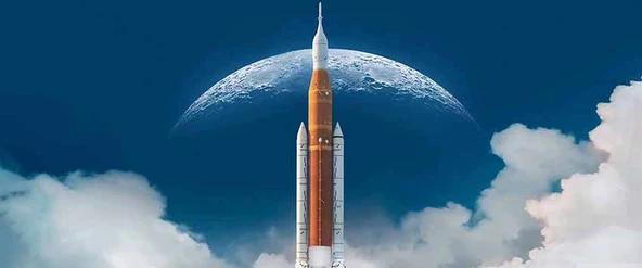 Uzay Gemisi Ay Duvar Kağıdı Baskı - Resim 6