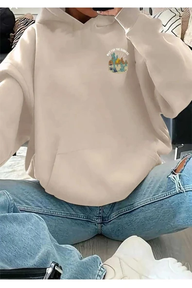 KOZİA OUTDOORS malkoçbey arizona baskılı oversize unisex  swaetşhirt - Resim 2