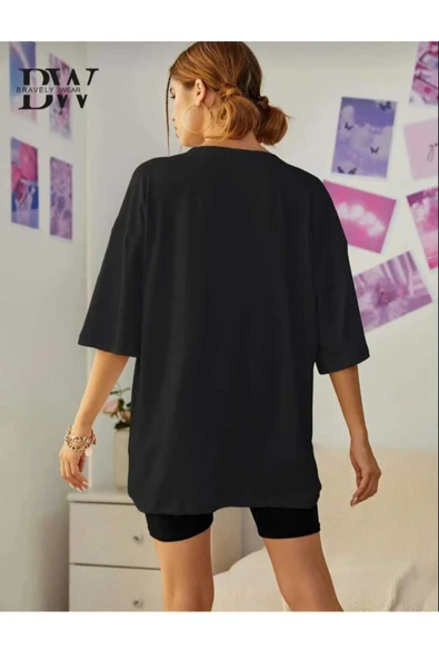 KOZİA OUTDOORS malkoçbey korsan ayı baskılı oversize unisex basic t-şihirt - Resim 6