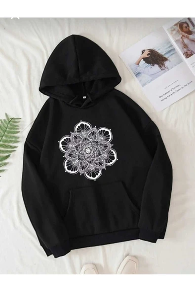 KOZİA OUTDOORS malkoçbey baskılı oversize unisex swetşhirt - Resim 5