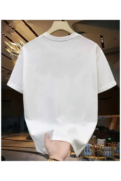 KOZİA OUTDOORS MALOÇBEY modern black baskılı oversize unisex basic o yaka t-şhirt - Resim 2