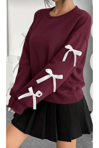 blackbonds kurdale Bisiklet Yaka Sweatshirt şık modern - Resim 3