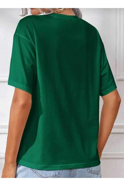 KOZİA OUTDOORS aya tırmanan astronot baskılı oversize basic o yaka unisex t-şhirt - Resim 4