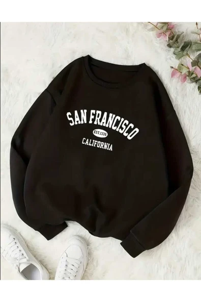 KOZİA OUTDOORS malkoçbey baskılı oversize unisex swetşhirt - Resim 3