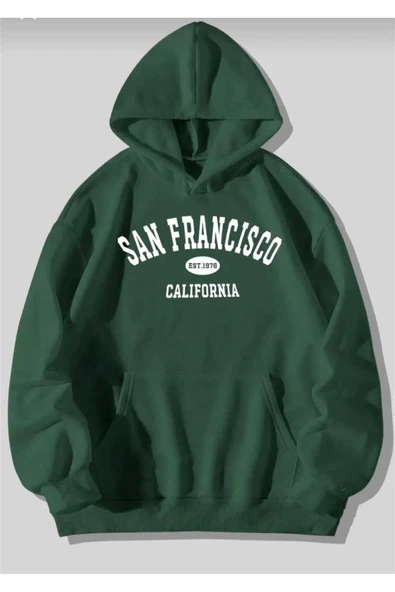 KOZİA OUTDOORS KAPÜŞONLU OVERSİZE UNİSEX SWEATŞHİRT - Resim 3