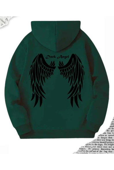 KOZİA OUTDOORS KAPÜŞONLU OVERSİZE UNİSEX SWEATŞHİRT - Resim 5