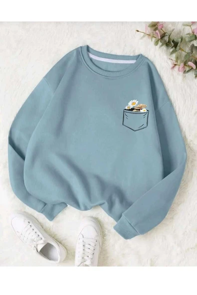 KOZİA OUTDOORS oyaka oversize unisex sweatşhirt - Resim 2