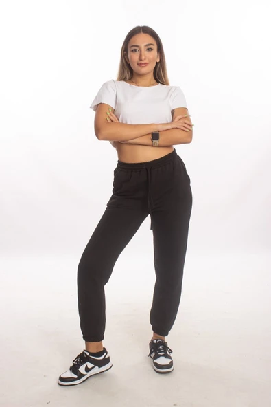 blackbonds Kadın Gri Eşofman Altı - Resim 8