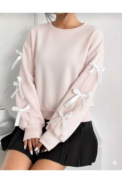 blackbonds kurdale Bisiklet Yaka Sweatshirt şık modern - Resim 9