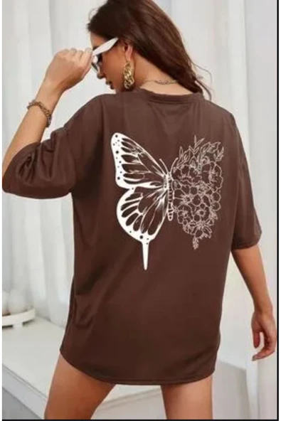 KOZİA OUTDOORS malkoçbey baskılı oyaka oversize unisex t-şhirt - Resim 3