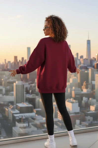 UNCİA OUTDOORS vengeance  oyaka  oversize unisex sweatşhirt - Resim 4