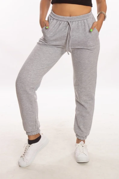 blackbonds Kadın Gri Eşofman Altı - Resim 4