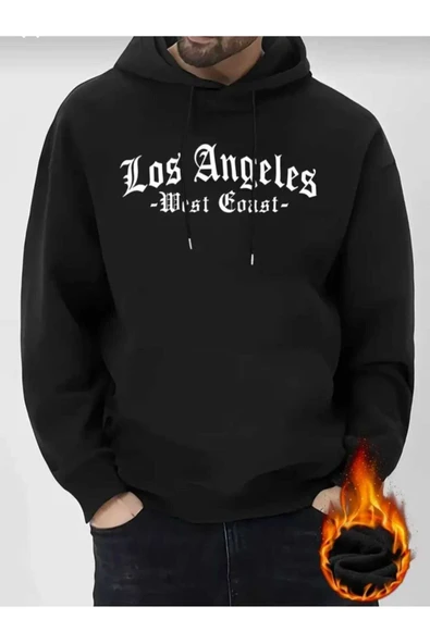 KOZİA OUTDOORS malkoçbey los angeles baskılı oversize unisex sweatşhirt - Resim 6