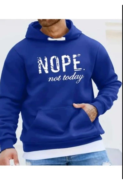 KOZİA OUTDOORS malkoçbey kapüşonlu baskılı oversize unisex sweatşhirt - Resim 5