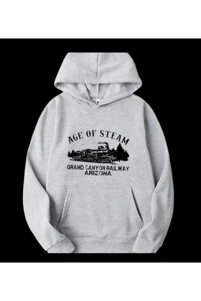 KOZİA OUTDOORS malkoçbey baskılı  oversize unisex swetşhirt - Resim 2