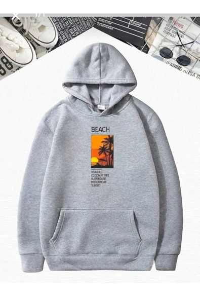 KOZİA OUTDOORS malkoçbey baskılı oversize unisex swetşhirt - Resim 2