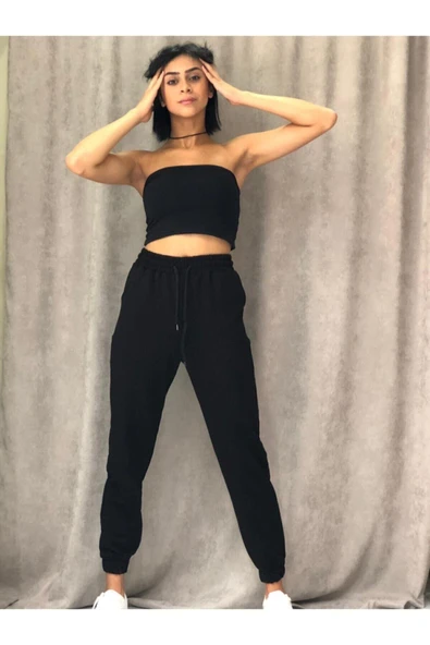 Modern Moda Kadın Beyaz Yüz Baskı Detaylı Oversize T-shirt - Resim 3