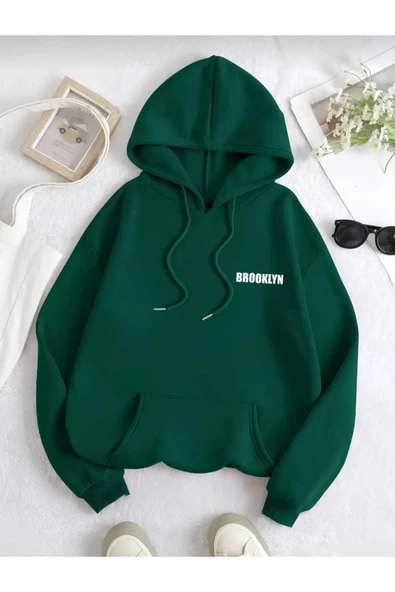 KOZİA OUTDOORS KAPÜŞONLU OVERSİZE UNİSEX SWEATŞHİRT - Resim 7