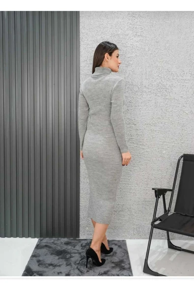 KOZİA OUTDOORS malkoçbey  Kadın  Dik Yaka Kaşkorse kalem elbise ( 130) cm - Resim 3