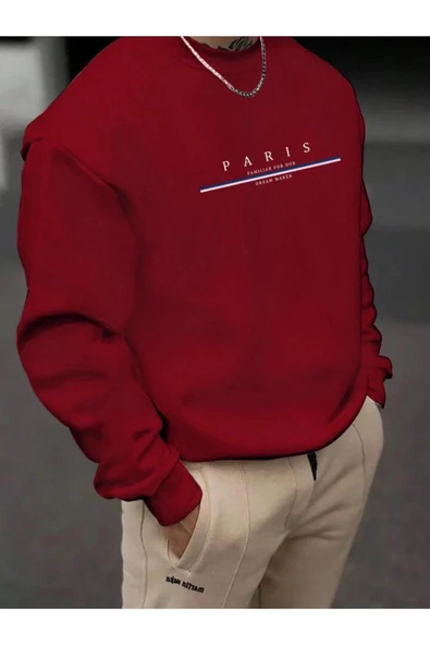 CAST COLLECTİON Erkek Lacivert Bisiklet Yaka Sweatshirt - Resim 8