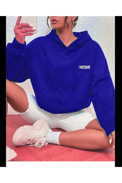 KOZİA OUTDOORS malkoçbey kapüşonlu baskılı oversize unisex sweatşhirt - Resim 5