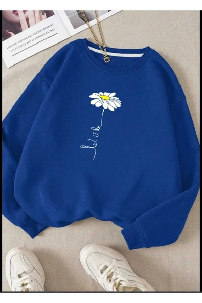 KOZİA OUTDOORS malkoçbey o yaka baskılı oversize unisex sweatşhirt ürün görseli