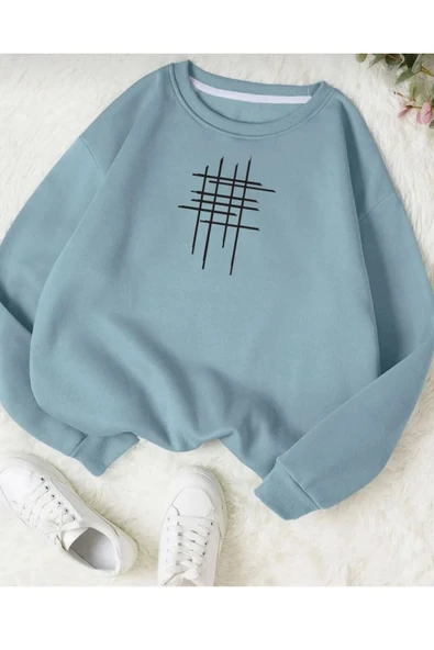 KOZİA OUTDOORS oyaka oversize unisex sweatşhirt - Resim 7