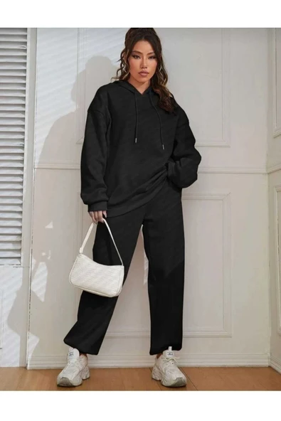 KOZİA OUTDOORS malkoçbey kapüşonlu Eşofman Takımı Sweatshirt Jogger - Resim 6