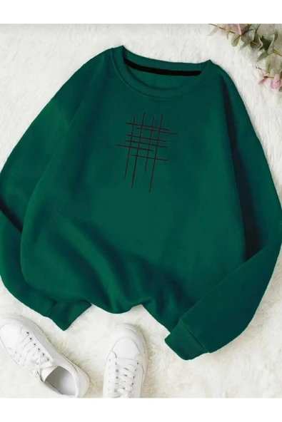 KOZİA OUTDOORS O YAKA OVERSİZE UNİSEX SWEATŞHİRT - Resim 2