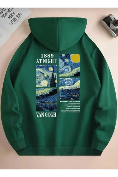 KOZİA OUTDOORS KAPÜŞONLU OVERSİZE UNİSEX SWEATŞHİRT - Resim 4