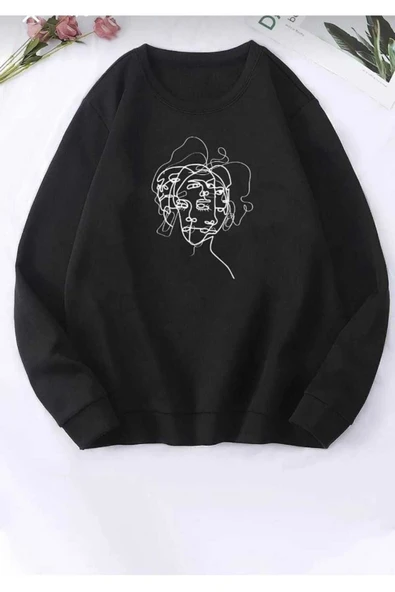 KOZİA OUTDOORS malkoçbey baskılı oversize unisex swetşhirt - Resim 4