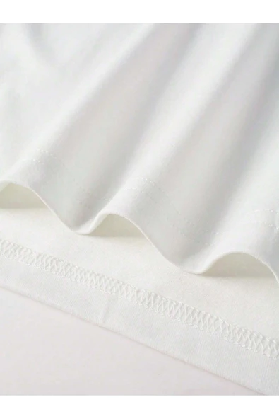 Alviora malkoçbey çilek baskılı oversize unisex basic t-şhirt - Resim 2