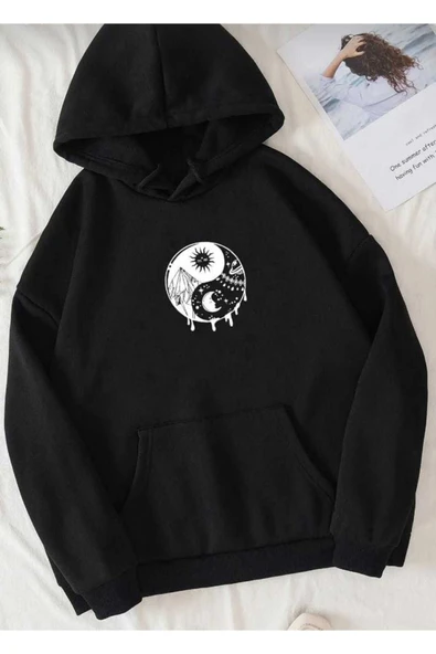 KOZİA OUTDOORS malkoçbey baskılı oversize unisex swetşhirt - Resim 5