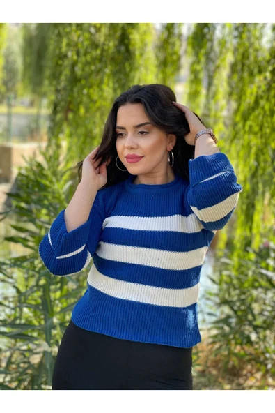 KOZİA OUTDOORS MALKOÇBEY SELANİK ÖRGÜ ÇİZGİLİ TRİKO KAZAK ürün görseli