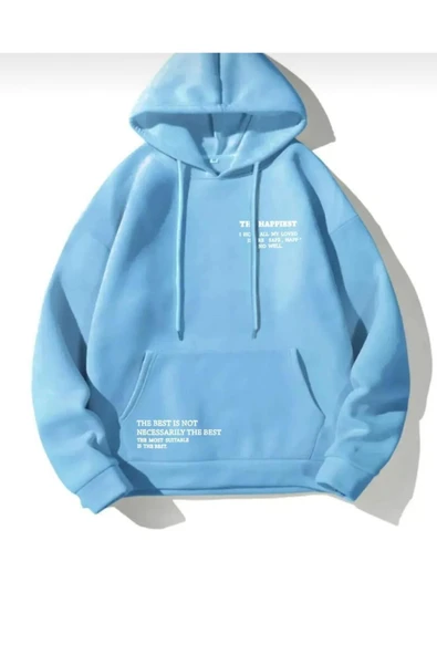 KOZİA OUTDOORS kapüşonlu oversize unisex sweatşhirt - Resim 4