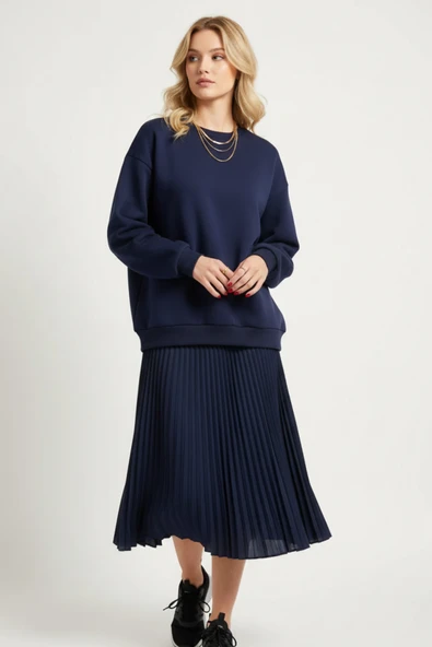 KOZİA OUTDOORS malkoçbey  oversize unisex o yaka swaetşhirt - Resim 6