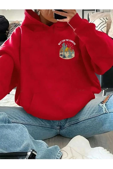 KOZİA OUTDOORS malkoçbey arizona baskılı oversize unisex  swaetşhirt - Resim 4