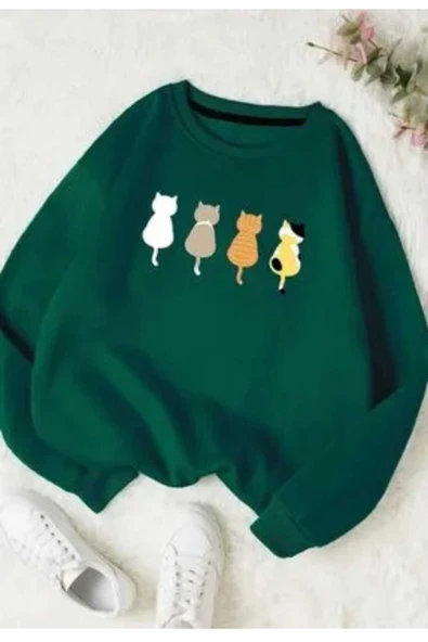 KOZİA OUTDOORS O YAKA OVERSİZE UNİSEX SWEATŞHİRT - Resim 5