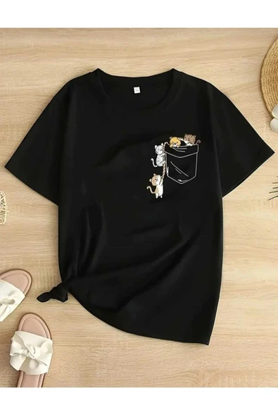 KOZİA OUTDOORS malkoçbey küçük figürler baskılı t-şhirt - Resim 3