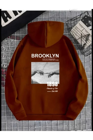 KOZİA OUTDOORS malkoçbey baskılı oversize unisex swetşhirt - Resim 4