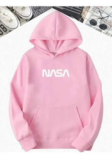 KOZİA OUTDOORS baskılı kapüşonlu unisex oversize sweatşhirt - Resim 4