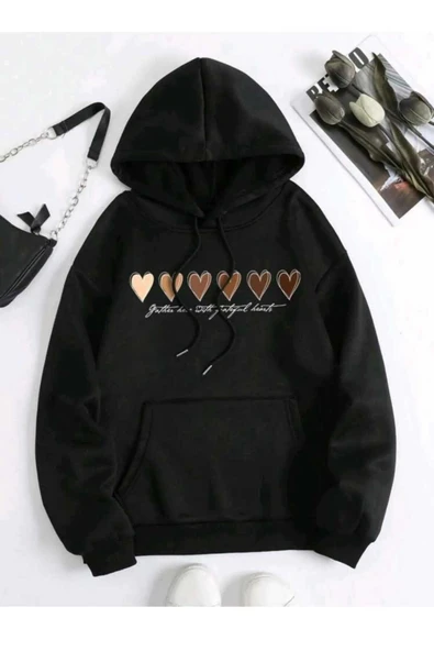 KOZİA OUTDOORS malkoçbey baskılı oversize unisex  swetşhirt - Resim 7