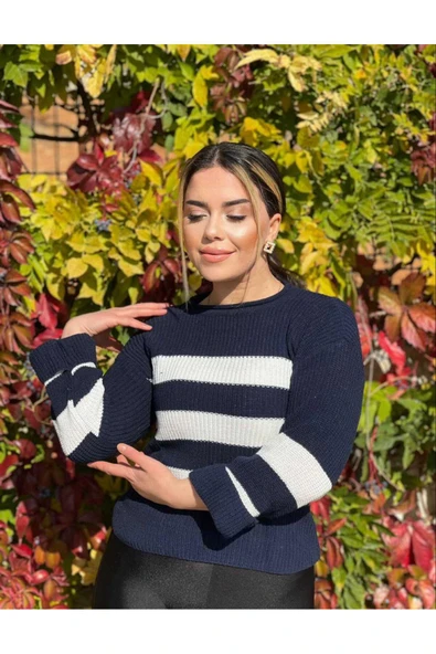 KOZİA OUTDOORS MALKOÇBEY SELANİK ÖRGÜ ÇİZGİLİ TRİKO KAZAK ürün görseli